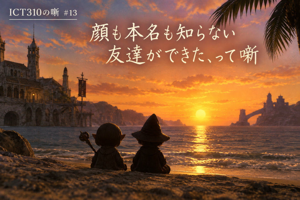 初めてできたフレンド