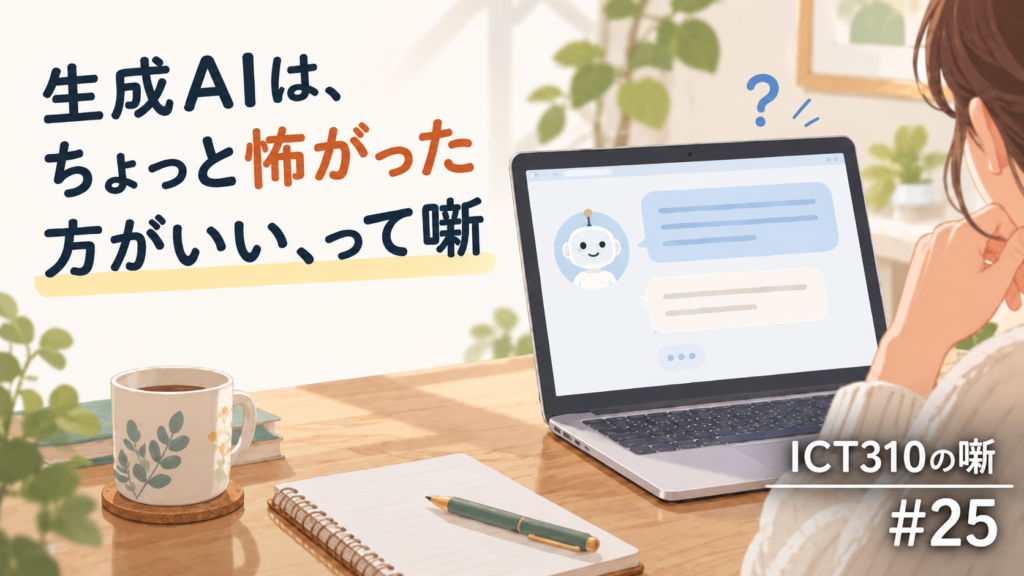 生成AIはちょっと怖がった方がいい