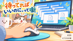 待ってればいいのに、って噺